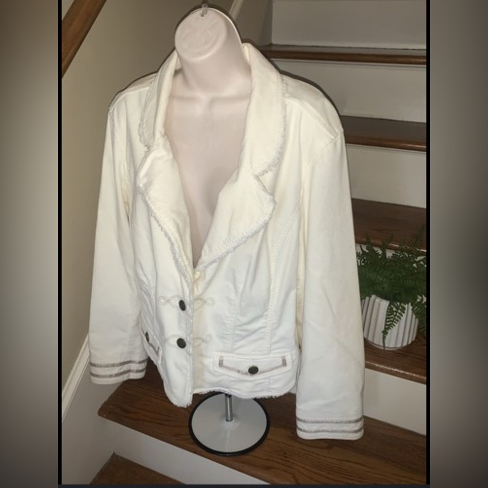 White Women's Blazer by [Brand]